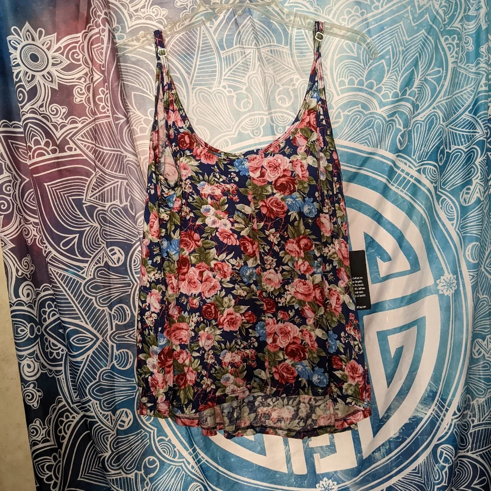 New Michael Lauren Floral Tank top Small - Picture 5 of 5